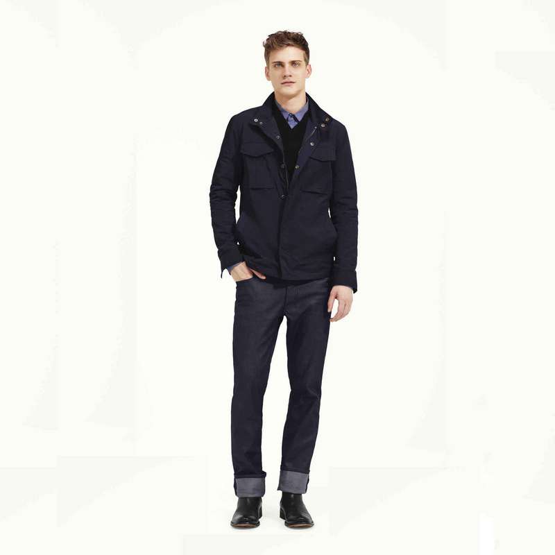 Pantalon en denim habill&eacute;, Indigo, large image number 2