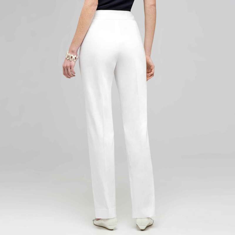 Pantalon droit, Blanc, large image number 1