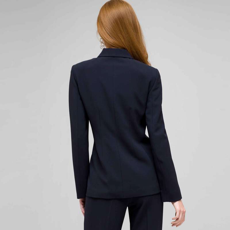 Veste 3&nbsp;boutons, marine fonc&eacute;, large image number 1