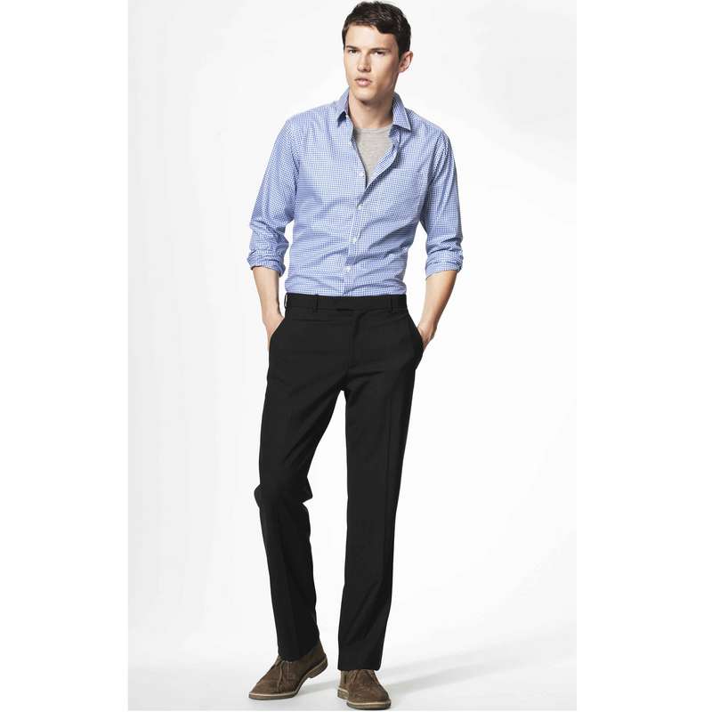 Pantalon droit basique, Noir, large image number 2