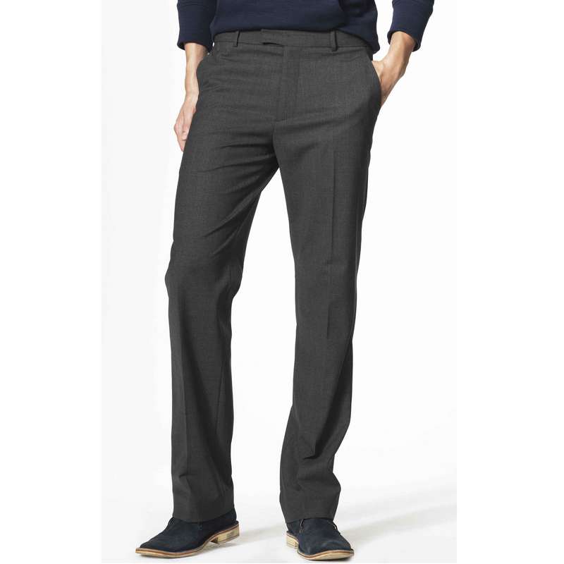 Pantalon droit basique, Gris, large image number 0