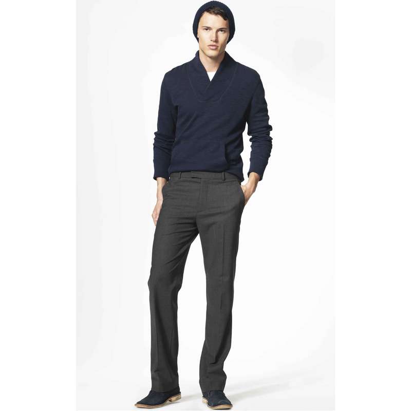 Pantalon droit basique, Gris, large image number 2