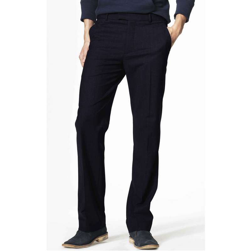 Pantalon droit basique, Marine, large image number 0