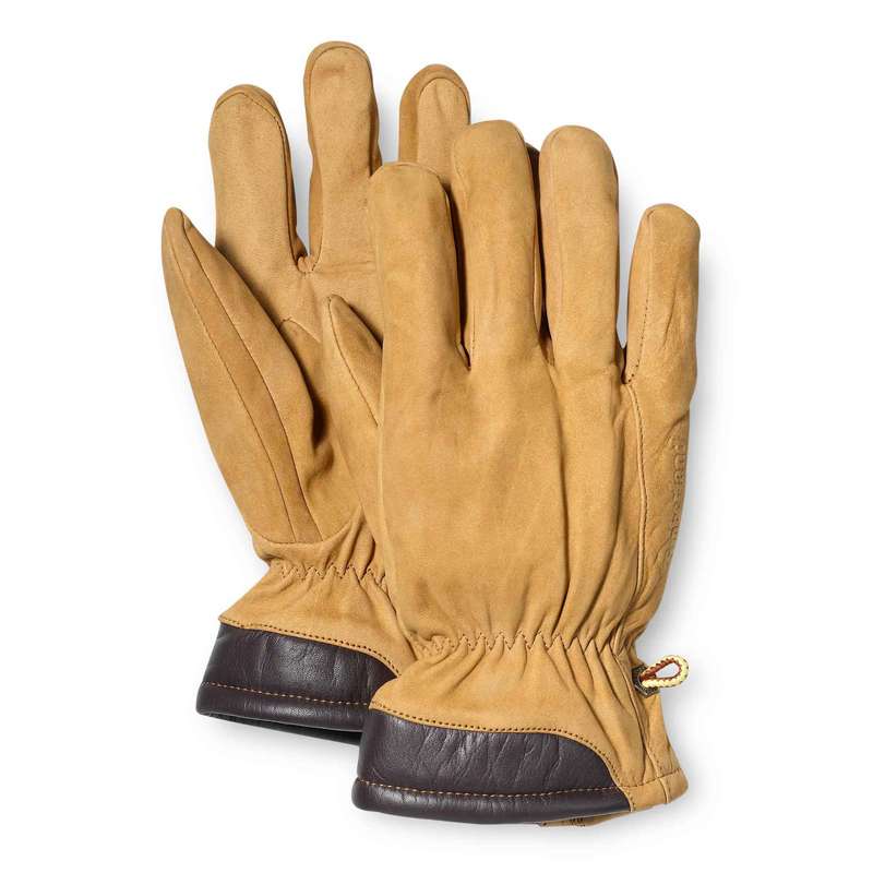 Gants en cuir unisexe, Nubuck clair, large image number 0